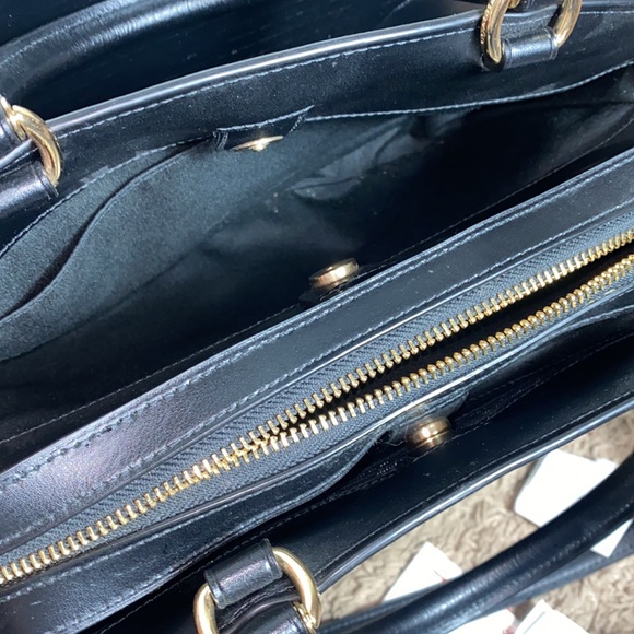 **SOLD** Lillie Carryall in signature canvas Gold brown black - Picture 9 of 14